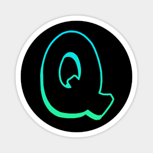 Letter Q - Outline Magnet